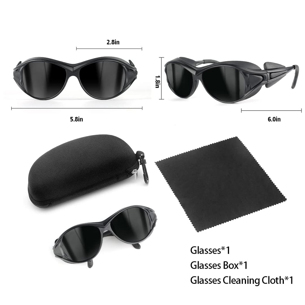 ULTREMA Red Light Therapy Glasses, Eyes Protection for Tanning Goggles, IPL Laser Safety Glasses 200-2000nm, Eye Protection for Red Light Therapy.