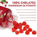 WOJBALMN Magnesium Glycinate Gummies,240 Count Magnesium Complex Supplement |Sleep, Calm & Relaxation Support|High Absorption MagnesiumGummies for Women, Men & Family|Gluten-Free