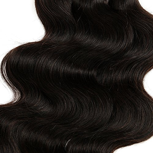 Boho Knotless Braids Human Hair Micro Braids Extension Hair Body Wave Human Bulk Hair 22"24"26" 1pack (3bundles(150g) Natural Black Color