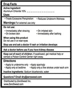 ZeroSweat Antiperspirant Deodorant | Clinical Strength Hyperhidrosis Treatment - Reduces Armpit Sweat 1.2 Fl.Oz (1 Pack)