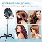 Nova Microdermabrasion Professional Hooded Floor Hair Dryer Adjustable Bonnet Hair Dryer Stand Up with Timer and Rolling Wheels for Beauty Spa Home Salon Equipment
