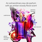 Mugler - Alien Hypersense - Eau de Parfum - Womens Perfume - Floral Woody Scent - Refillable - With Green Mandarin, Pear Accord, Jasmine, & Cashmere - 0.33 Fl Oz