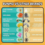 BUNMO Pop Tubes - Sensory Toys - Toddler Toys - Imaginative Play & Stimulating Creative Learning - Hours of Fun for Kids - Tons of Ways to Play - Non-Mouthable Toy 3+ - 30 Pack Large