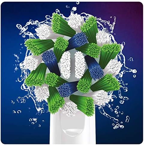 Braun Oral-B 4210201316510 CrossAction Toothbrush Heads with Cleanmaximiser Bristles for Holistic Mouth Cleaning, Pack of 5