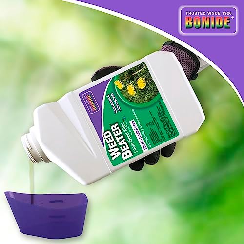 Bonide Weed Beater Lawn Weed Killer, 32 oz Concentrate, Fast-Acting Formula Kills Broadleaf Weeds Without Harming Lawn