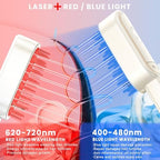 Red Light Therapy for Hair Growth, 3 in 1 Laser Hair Growth Comb with 59 Lamp Beads, Red Light Brush with Massage Timer, Promotes Regrowth & Prevents Loss