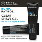 Bump Patrol Cool Shave Gel - Sensitive Clear Shaving Gel With Menthol Prevents Razor Burn, Bumps, Ingrown Hair - 4 Ounces 3 Pack