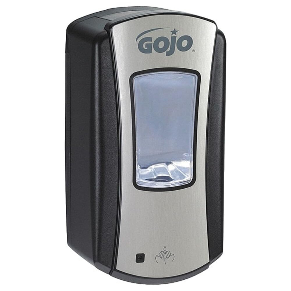 Gojo LTX-12 1200mL Foam Soap Dispenser, Touch-Free, Chrome/Black 1919-04 - 1 Each