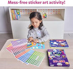 Skillmatics Dot It Sticker Art - Disney Princess, Mess-Free Fun for Kids, 500+ Stickers, Craft Kits, DIY Scrapbooking Activity, Travel Toys, Gifts for Girls & Boys Ages 3, 4, 5, 6, 7