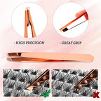 DIY Eyelash Extension Kit, Crislashes Cluster Lashes Kit with 168 PCS 8-16mm Mixed, Thin Band, Lash Bond and Seal, Applicator, Reusable Home Use (KIT 02)