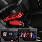 OQHAIR Armrest Box Armrest Box Center Console Arm Elbow Support Storage For Hilux Revo 1997-2023