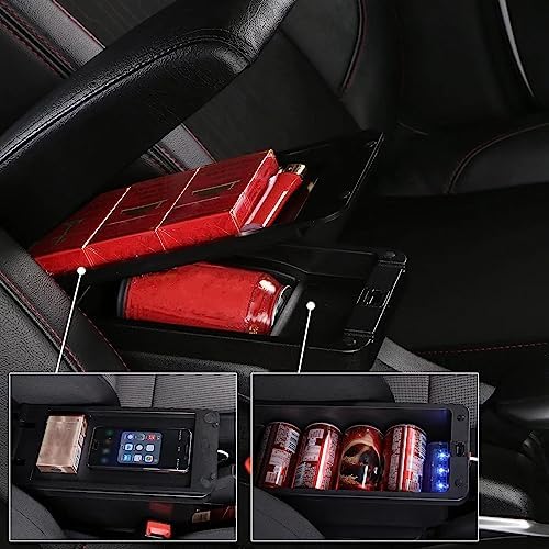 OQHAIR Armrest Box America Retrofit parts Car Armrest box Center Storage car accessories USB For KIA RIO 2015-2019