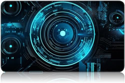 for MTG Game Playmat, for Magic TCG Rubber Play mat,Tabletop Card Playmats with Smooth Surface,Trading Card Inked Game Mat,Battle Game, Circle Art