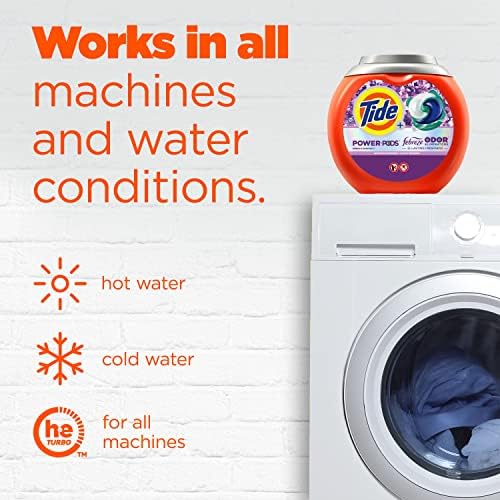 Tide Power Pods Laundry Detergent Pacs with Febreze 32 Count Spring & Renewal Scent Febreze Freshness with Odor Eliminators