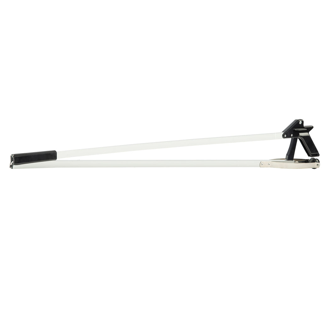 Luxet Reacher Grabber Tool X-Long 80" Aluminum Suction Cup Jaw, Foldable Lightweight Reacher Grabber Pickup Tool, Gripper Grabbers for Elderly Grab it Reaching Tool Trash Picker Grabber (Black)