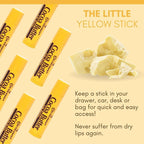 Cococare Cocoa Butter Lip Balm - The Little Yellow Stick - Conditions & Protects Lips with Hydrating Formula - Light Scent of Cocoa Butter - 0.15oz (10 Sticks)