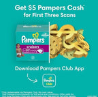 Pampers Cruisers Diapers - Size 5, 60 Count, Disposable Active Baby Diapers with Custom Stretch