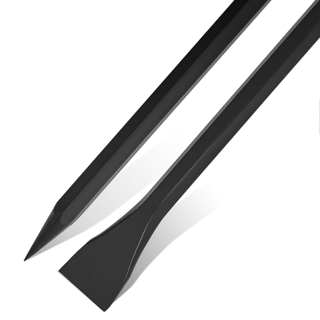 Leriton 60" (5ft) Chisel Digging Bar 13Lb (6.2kg) Pencil Point Wrecking Pry Road Bar Post Hole Diggers for Digging Prying of Dirt and Large Rocks