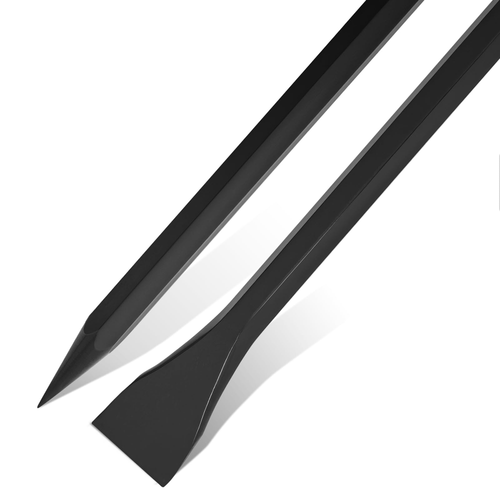 Leriton 60" (5ft) Chisel Digging Bar 13Lb (6.2kg) Pencil Point Wrecking Pry Road Bar Post Hole Diggers for Digging Prying of Dirt and Large Rocks