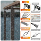 Stainless Steel Cable for Railing - 500FT 1/8" T316 Wire Rope Cable for Deck Railings System Kit