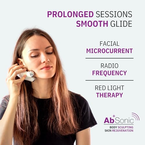 Absonic Conductive Gel for Facial Devices – Hydrating Microcurrent Gel for Face, Radiofrequency & Red Light Therapy – Nuface Primer Alternative – Smooth, Non-Sticky Formula – 8.5 oz - 1-Pack