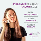 Absonic Conductive Gel for Facial Devices – Hydrating Microcurrent Gel for Face, Radiofrequency & Red Light Therapy – Nuface Primer Alternative – Smooth, Non-Sticky Formula – 8.5 oz - 1-Pack