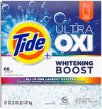 Tide All in One Laundry Booster, Color Safe Whitening, Stain and Odor Fighter, 66 Loads, 51 oz