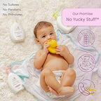 Night Time Baby Routine Wash + Lotion Bundle - Gentle Calming Bath & Body Cleanser + Lightweight Moisturizing, No Yucky Stuff & Harsh Ingredients,13 fl oz + 10 fl oz (6 Variety-Pack)