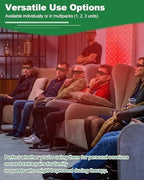 LIGHTMEUP Red Light Therapy Glasses Eye Protection for Infrared & LED Light Sessions Lightweight Goggles