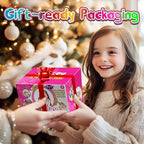 FUNZBO 650pcs Pop Beads - Jewelry Making Kit for 3 4 5 6 7 8 Year Old Little Girls, Arts and Crafts Toys for Kids, Necklace Bracelet Creativity Snap Set Top Best Christmas Birthday Gifts
