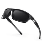 SKYFUEN Bifocal Polarized Sunglasses Men, Anti glare/UV TR90 Wrap Sports Sun Readers Reading Glasses Fishing Driving Outdoor Far/Near Tinted Bi-Focal Build-in Vintage Eyeglasses, 2.0
