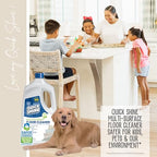 Quick Shine Multi Surface Floor Cleaner 64oz, Ready to Use-Streak Free-No Rinse, Use on Hardwood, Laminate, Luxury Vinyl Plank & Stone, Use in Spray Mops & Vac Mops, Safer Choice Cleaner