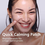 DWEasyDerm Quick Calming Magnesium Patches(20 patches) with Cica Ampoule - Intensive Care, Pimple patches, Hydrocolloid Band, Zits Spot care Overnight Home Care 2-8 hours, New boxs types