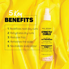 Marc Anthony Strictly Curls Hairspray For Curly Hair, 5-In-1 Refresher - Nourishing Formula For Moisturized, Refreshed & Healthy Scalp & Hair From Root To Tip - 5.7 fl oz