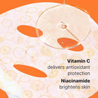 Dr.Jart+ Brightamin™ Brightening Plumping Face Mask with Vitamin C | Korean Skin Care, 1 Pack