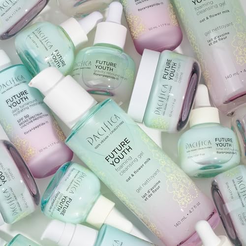 Pacifica Future Youth Super Cream – Daily Anti-Aging Moisturizer for All Skin Types, Lightweight Hydration with Advanced Peptides & Antioxidants, Improves Firmness & Elasticity, Vegan & Clean Beauty