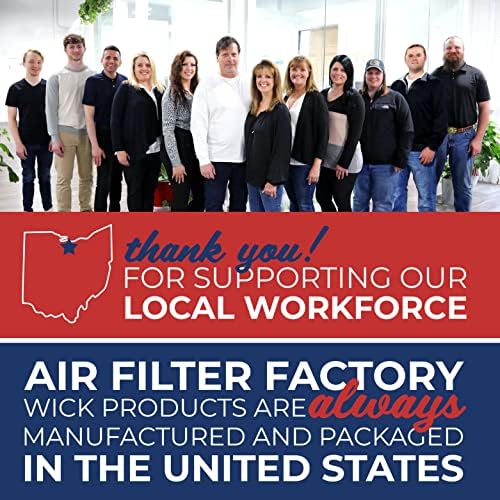 Air Filter Factory Humidifier Wick Filter Replacement For Mainstays Humidifier MDH-0103JB, A/h62 Made In USA 2-Pack