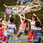 Lulu Home Concentrated Bubble Solution, 1 L/ 33.8 OZ Refill for Bubble Machines, Giant Wands, and Blowers - Up to 2.5 Gallons for Kids' Birthday Parties