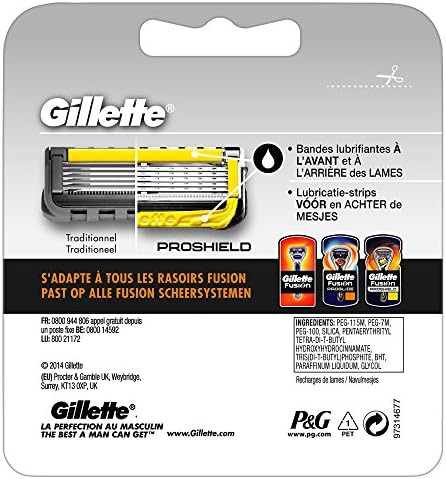 Gillette Fusion ProShield Power Razor Blades for Men
