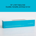 10"x144" Soft, Breathable Fabric Roll with Silver Complex – Ideal for Wound Care, Dressings, and Skin Fold Protection