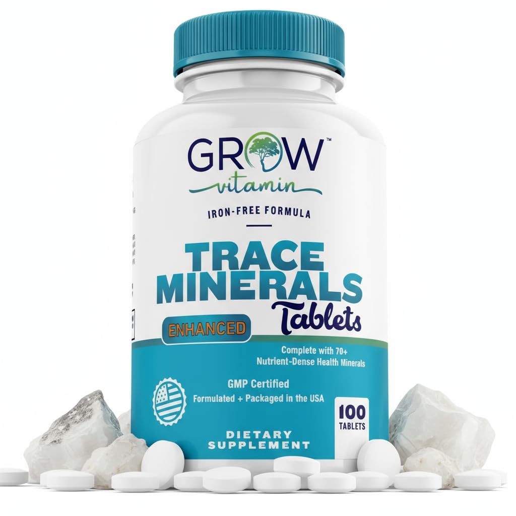 Grow Vitamin Trace Minerals Enhanced Complex, 100 Tablets