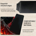 Playmats for Magic: The Gathering MTG Card Game Mat Plus 50 Pcs Card Sleeves, 24 x 14 inch TCG Mat with Stitched Edge for Commander Deck Duskmourn Board Game, Reaper with Cloak