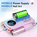 SAVILAND Nail Drill Professional: 40000RPM Electric Nail File 2024 Macaron Gradient Pink Nail Drill Machine for Faster Removel Acrylic Nail Salon at Home Use Manicure Pedicure Manicurist Good Choice