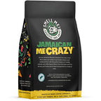 Bones Coffee Company Jamaican Me Crazy Flavored Coffee Beans, Medium Roast Ground Coffee Low Acid, Coffee Liqueur Flavor (12 oz)