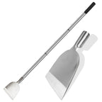 ROLKAR Floor Scraper Long Handle Multifunctional Cleaning Shovels Flat Head