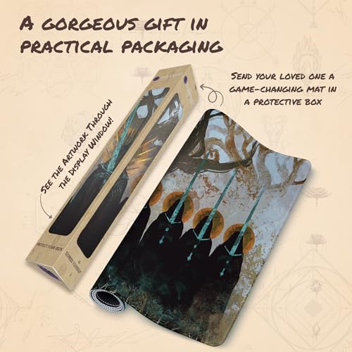 The Nine Black Riders (Stitched) - MTG Playmat by Anato Finnstark - Compatible with Magic The Gathering Playmat - Original Play Mat Art Designs