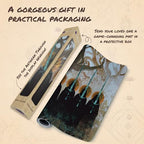 The Nine Black Riders (Stitched) - MTG Playmat by Anato Finnstark - Compatible with Magic The Gathering Playmat - Original Play Mat Art Designs