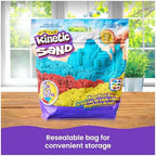 Kinetic Sand, 6lbs Mega Mixin’ Bag with Red, Yellow & Blue Play Sand (Packaging May Vary), Sensory Toys for Kids Ages 3 and up