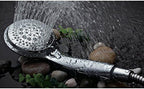 Dream Spa 3-way 8-Setting Rainfall Shower Head and Handheld Shower Combo (Chrome). Use Luxury 7-inch Rain Showerhead or 7-Function Hand Shower for Ultimate Spa Experience!