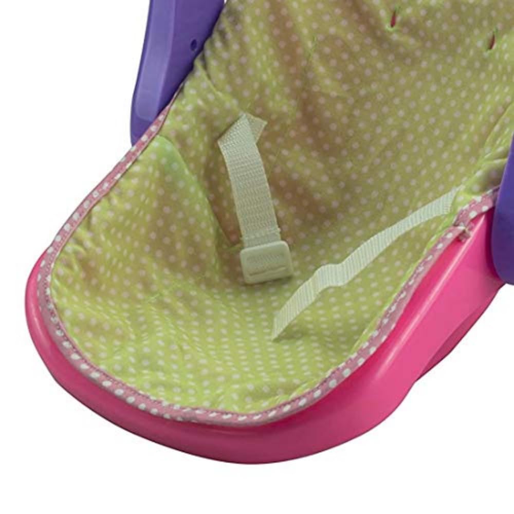 JC TOYS ADJUSTABLE CARRIER – Converts from Rocking Baby Carrier to Feeding Seat – Perfect for Children 2+ , Pink , 16 inches